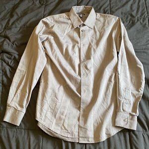 mens dress shirt van heusen small